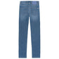 Light Blue Cotton Jeans & Pant - SEHABRANDS