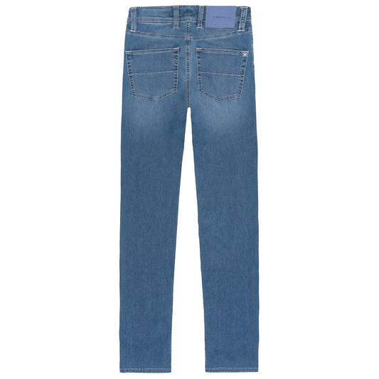 Light Blue Cotton Jeans & Pant - SEHABRANDS