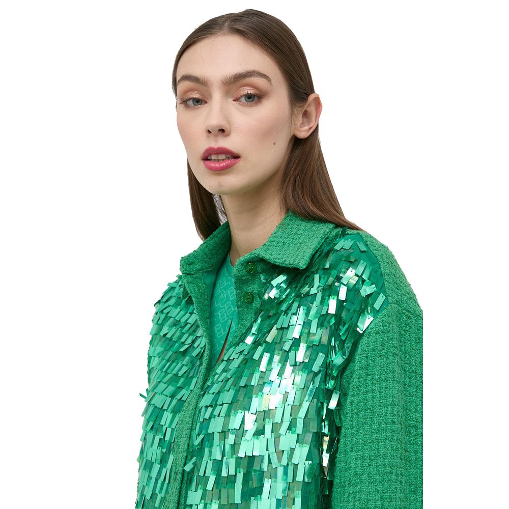 Green Cotton Shirt - SEHABRANDS