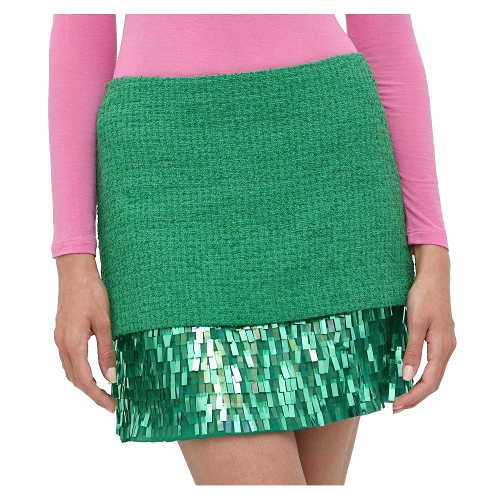 Green Cotton Skirt - SEHABRANDS