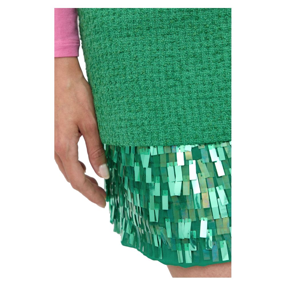 Green Cotton Skirt - SEHABRANDS