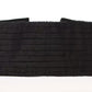 Dolce & Gabbana Black Silk Womens Waist Cummerbund