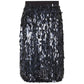 Black Polyester Skirt - SEHABRANDS