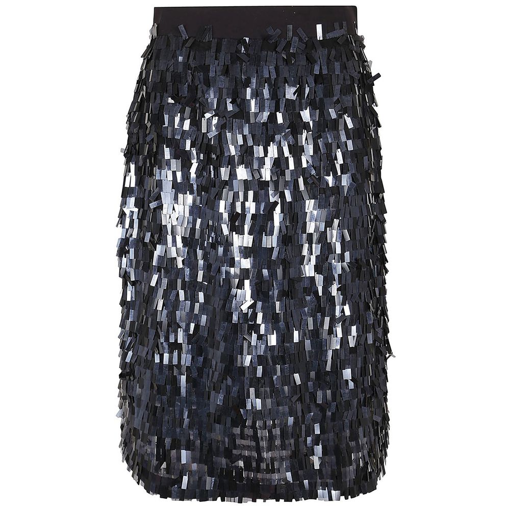 Black Polyester Skirt - SEHABRANDS