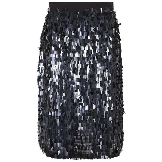 Black Polyester Skirt - SEHABRANDS