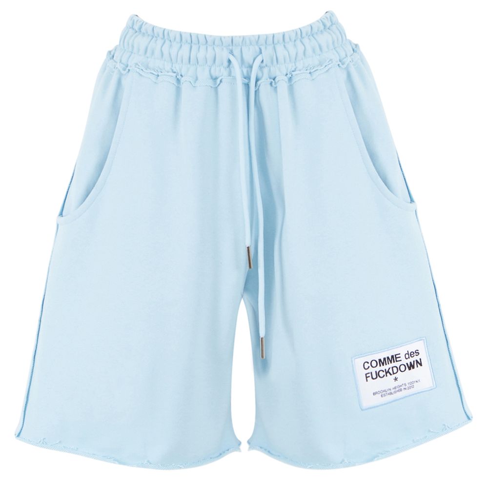 Light Blue Cotton Short - SEHABRANDS