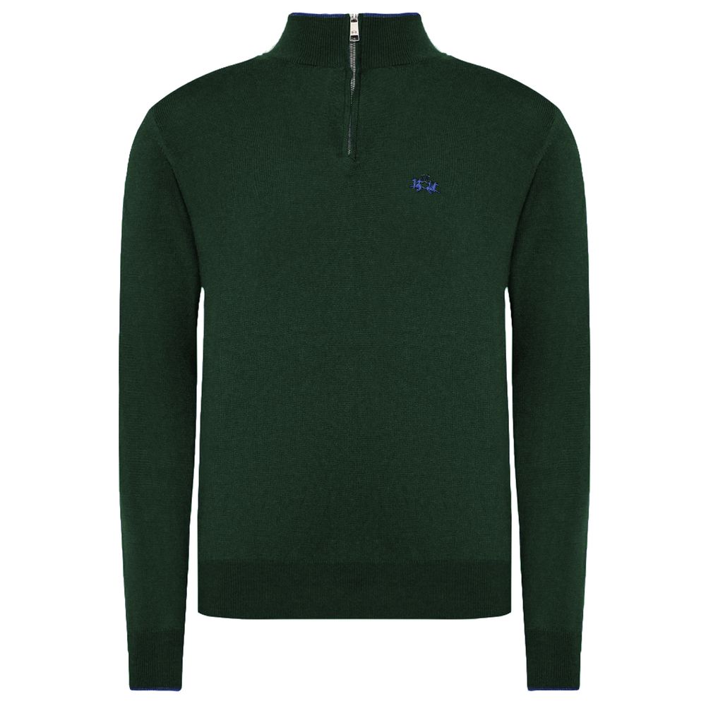 Green Acrylic Sweater - SEHABRANDS