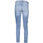 Light Blue Cotton Women Jeans - SEHABRANDS