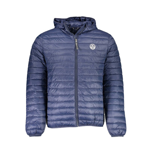 Blue Polyamide Men Jacket - SEHABRANDS