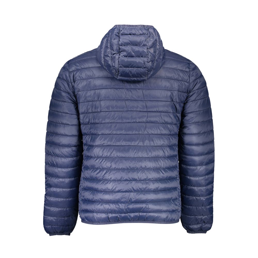 Blue Polyamide Men Jacket - SEHABRANDS