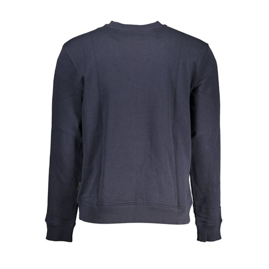 Blue Cotton Men Sweater - SEHABRANDS