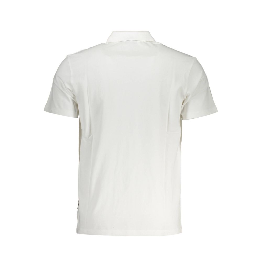 White Cotton Men Polo Shirt - SEHABRANDS