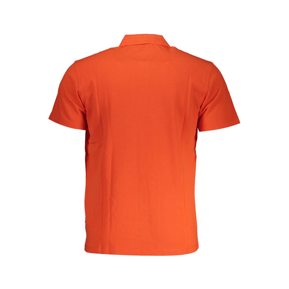 Red Cotton Men Polo Shirt - SEHABRANDS