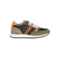 Green Polyester Men Sneaker - SEHABRANDS