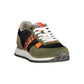 Green Polyester Men Sneaker - SEHABRANDS