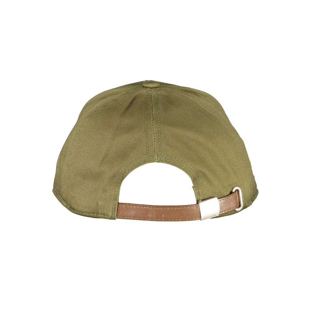 Green Cotton Men Cap - SEHABRANDS