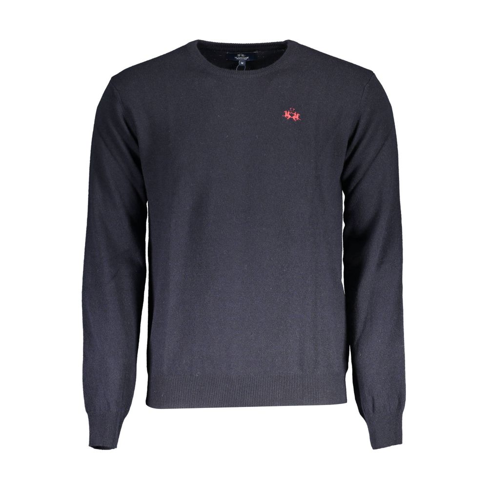 Blue Wool Men Sweater - SEHABRANDS