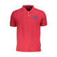 Red Cotton Men Polo Shirt - SEHABRANDS