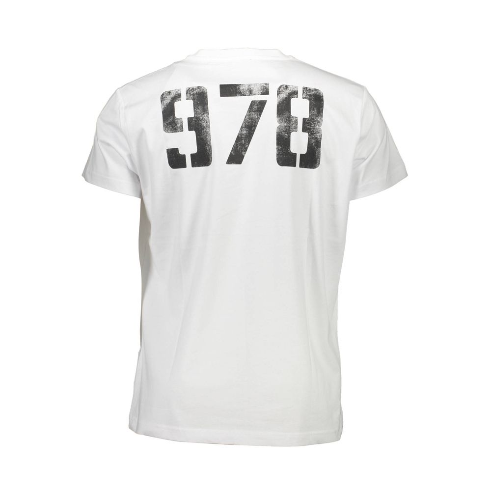 White Cotton Men T-Shirt - SEHABRANDS