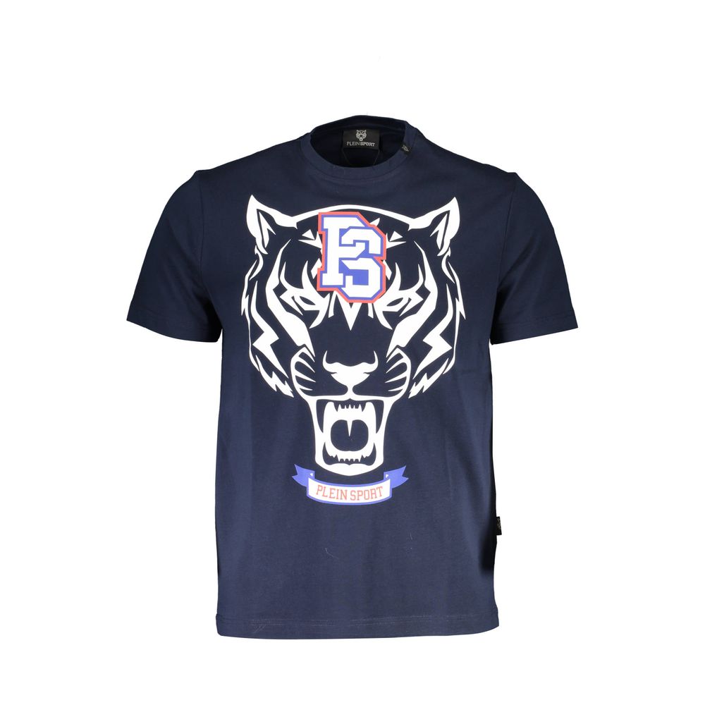 Blue Cotton Mens TShirt - SEHABRANDS