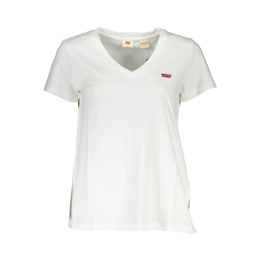 White Cotton Women T-Shirt - SEHABRANDS