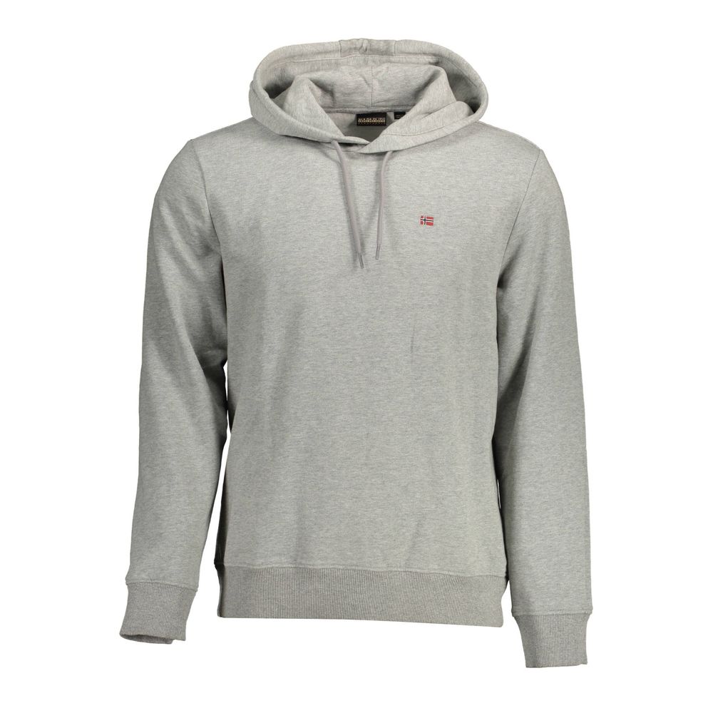 Gray Cotton Men Sweater - SEHABRANDS