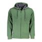 U.S. Grand Polo Chic Green Hooded Sweatshirt with Elegant Embroidery