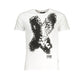 Cavalli Class White Cotton T-Shirt