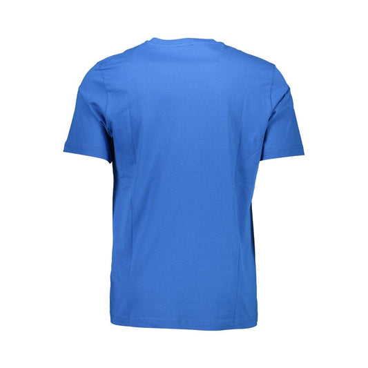 Blue Cotton Men T-Shirt - SEHABRANDS