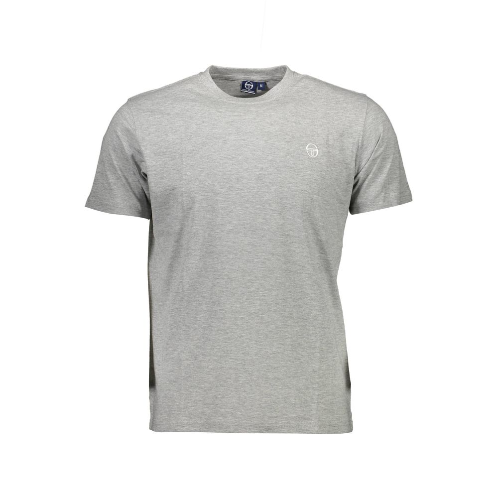 Gray Cotton T-Shirt - SEHABRANDS