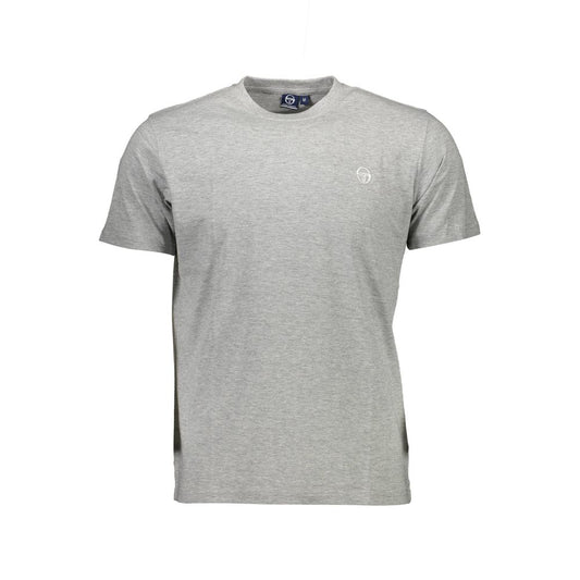 Gray Cotton T-Shirt - SEHABRANDS