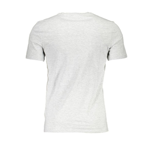 Gray Cotton Men T-Shirt - SEHABRANDS