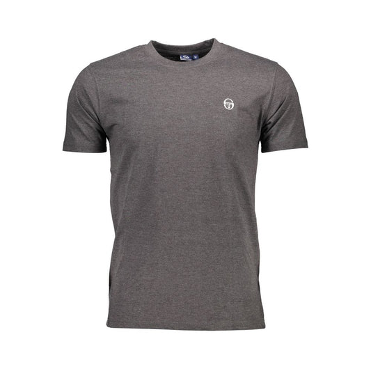 Gray Cotton T-Shirt - SEHABRANDS