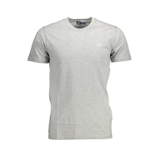 Gray Cotton T-Shirt - SEHABRANDS