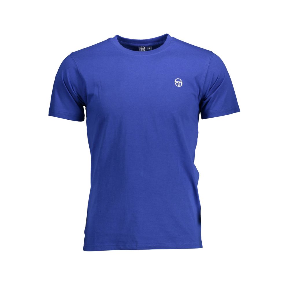 Blue Cotton T-Shirt - SEHABRANDS