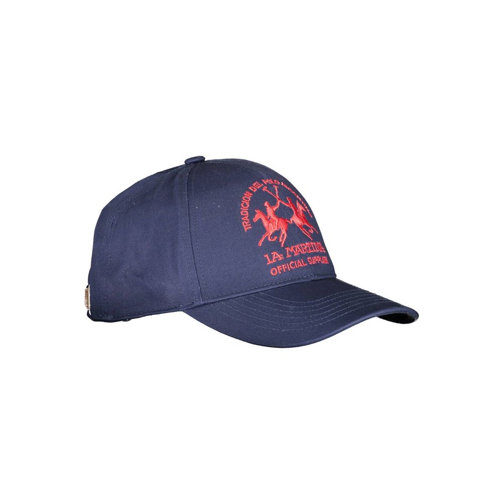 Blue Cotton Men Cap - SEHABRANDS