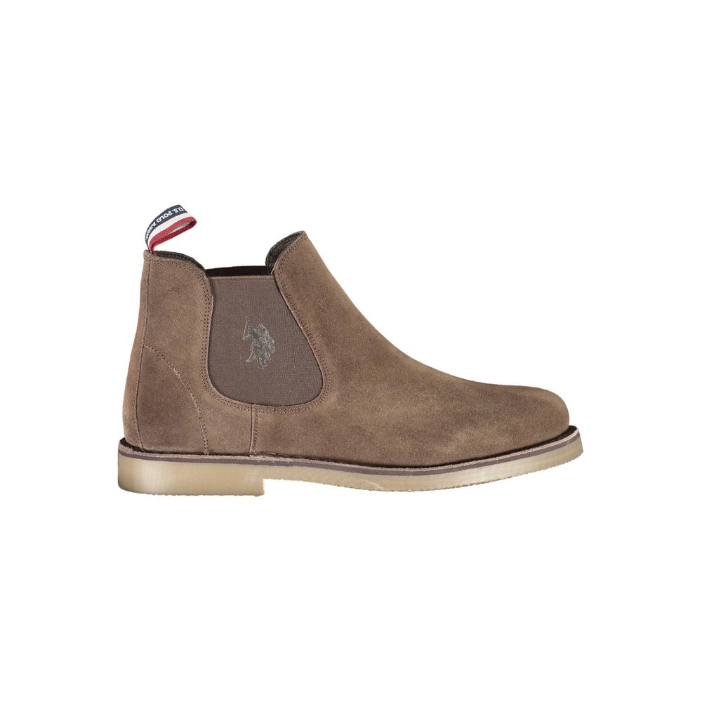 Brown Leather Men Boot - SEHABRANDS