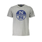 Gray Cotton Men T-Shirt - SEHABRANDS