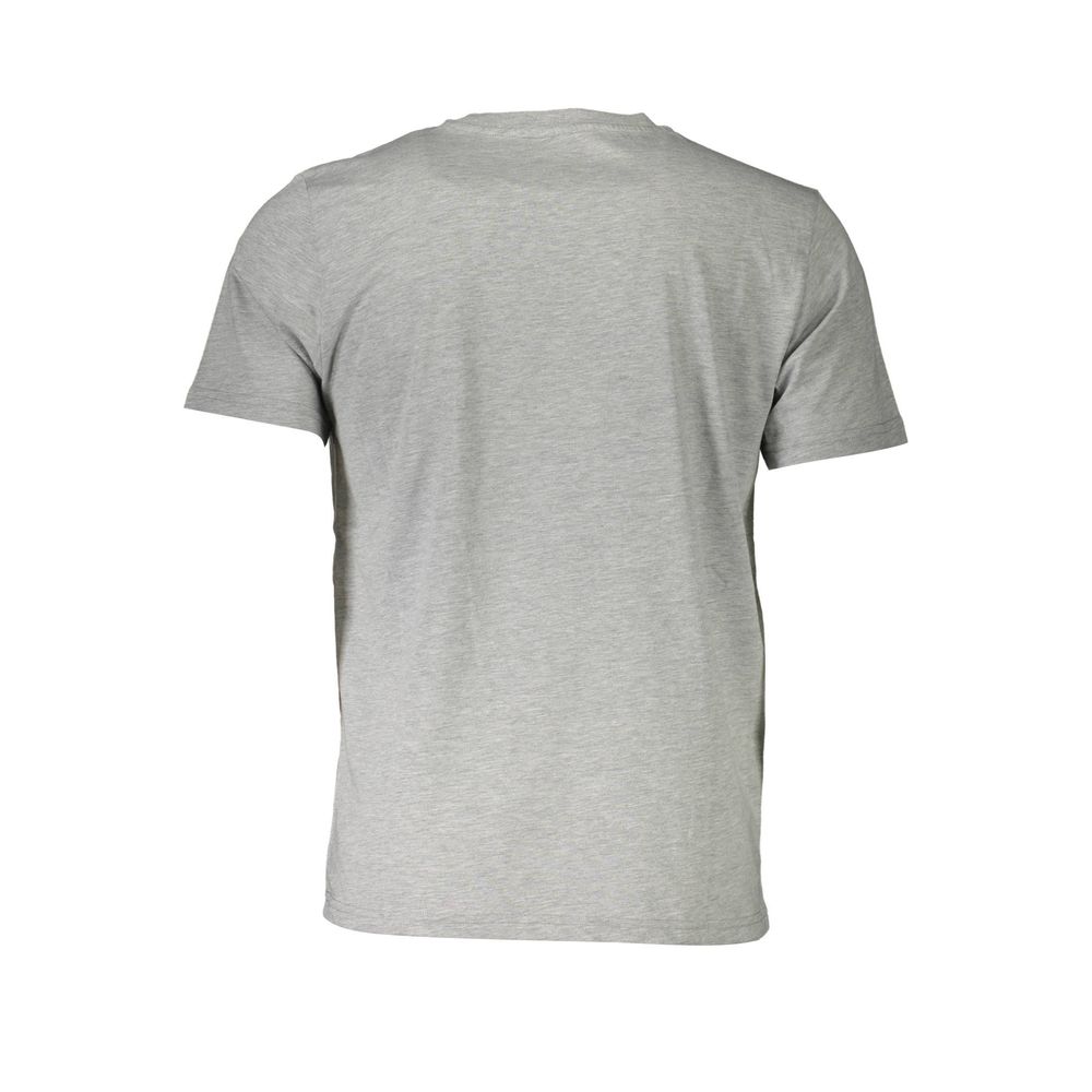 Gray Cotton Men T-Shirt - SEHABRANDS