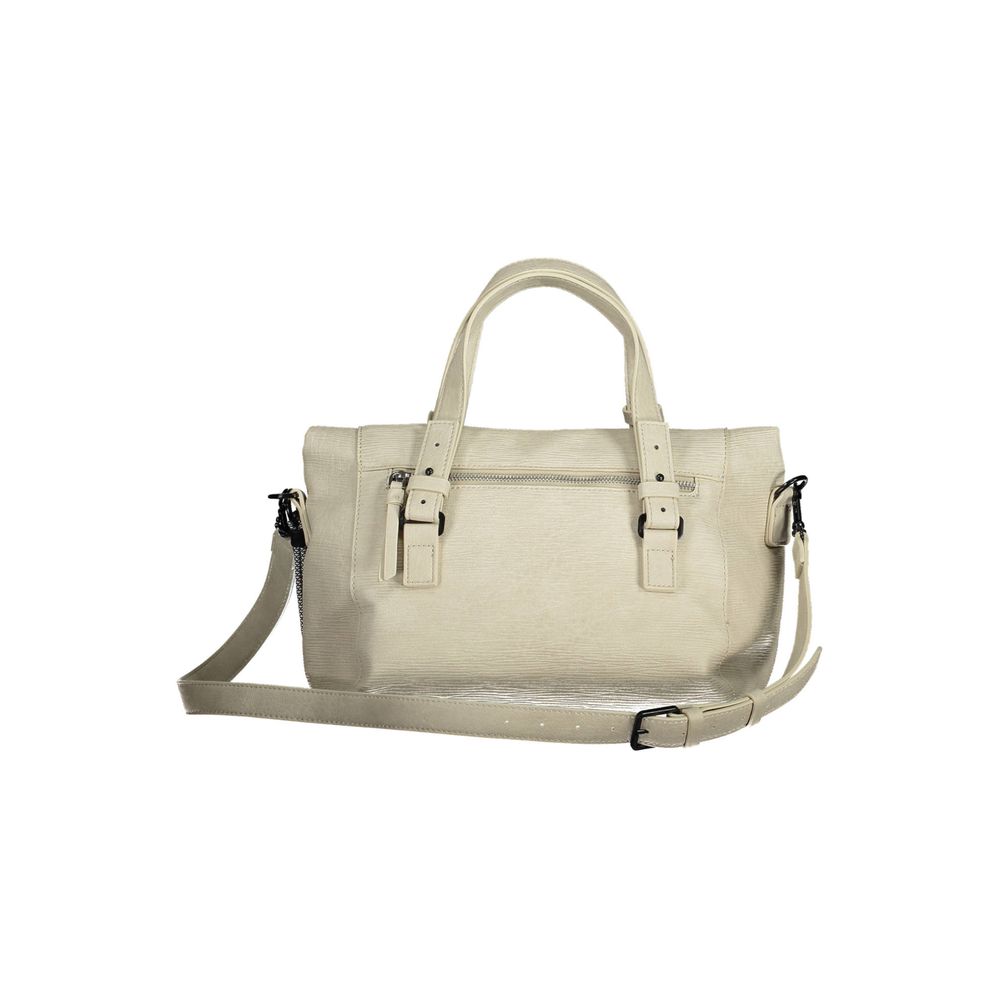 White Polyethylene Women Handbag - SEHABRANDS