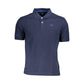 Blue Cotton Men Polo Shirt - SEHABRANDS