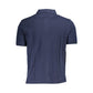 Blue Cotton Men Polo Shirt - SEHABRANDS