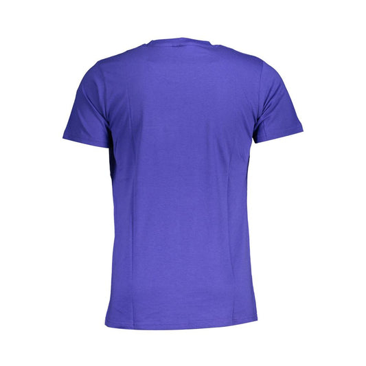 Blue Cotton T-Shirt - SEHABRANDS