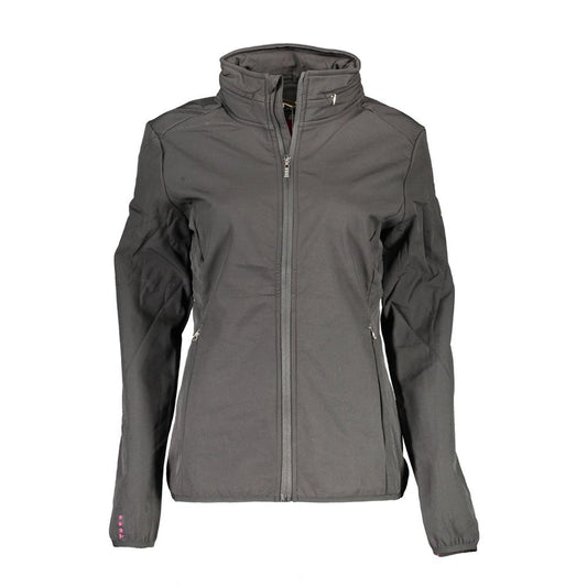 Black Polyester Women Jacket - SEHABRANDS