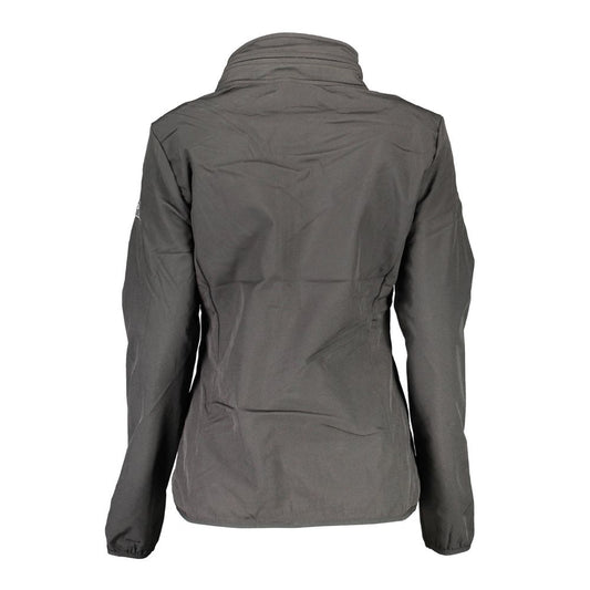 Black Polyester Women Jacket - SEHABRANDS