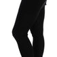 Dolce & Gabbana Elegant Black Cashmere Silk Stretch Pants