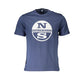 Blue Cotton Men T-Shirt - SEHABRANDS