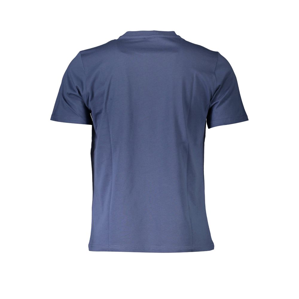 Blue Cotton Men T-Shirt - SEHABRANDS