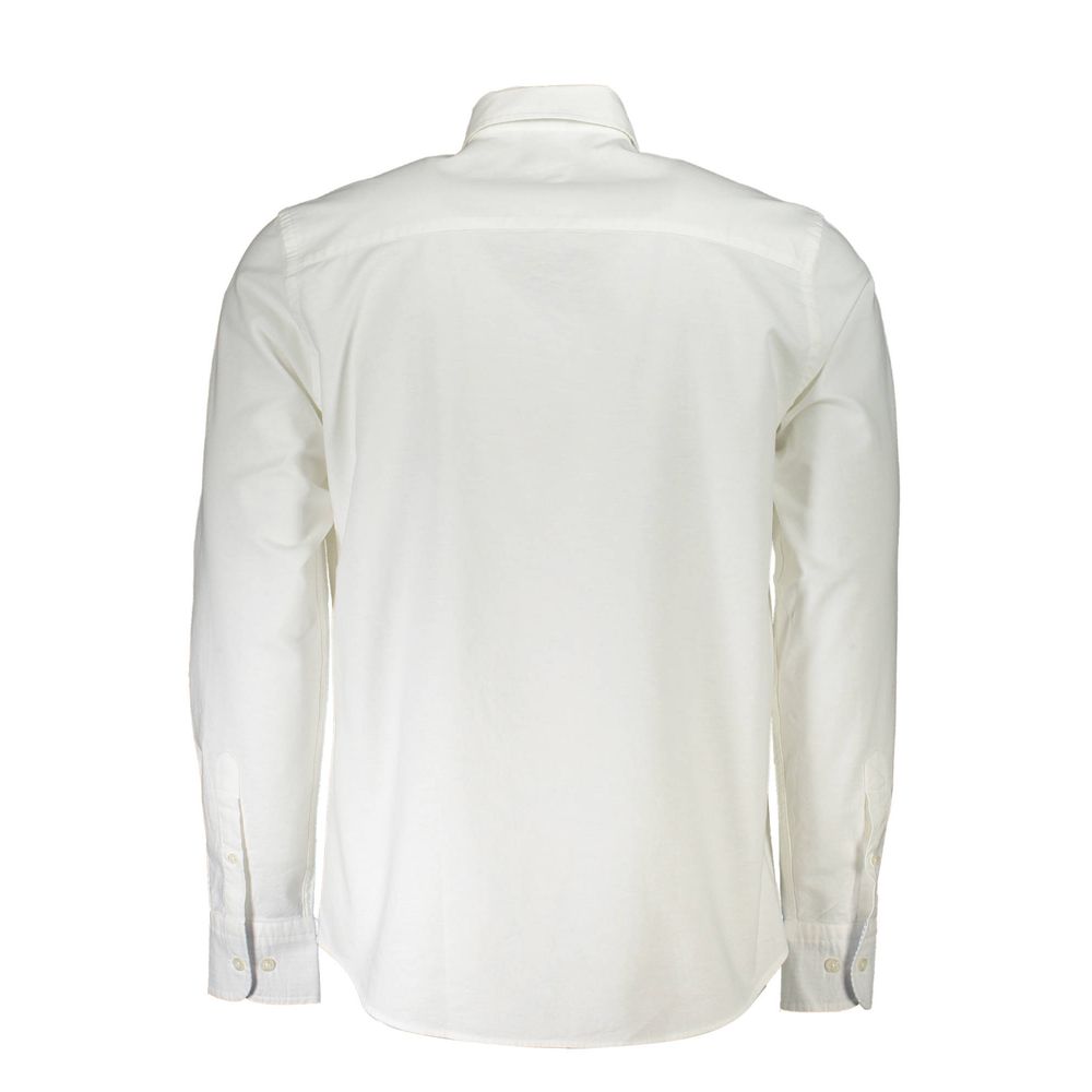 White Cotton Men Shirt - SEHABRANDS