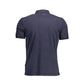 Blue Cotton Men Polo Shirt - SEHABRANDS